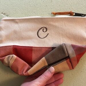 Small C initial toiletries bag, L.L. Bean